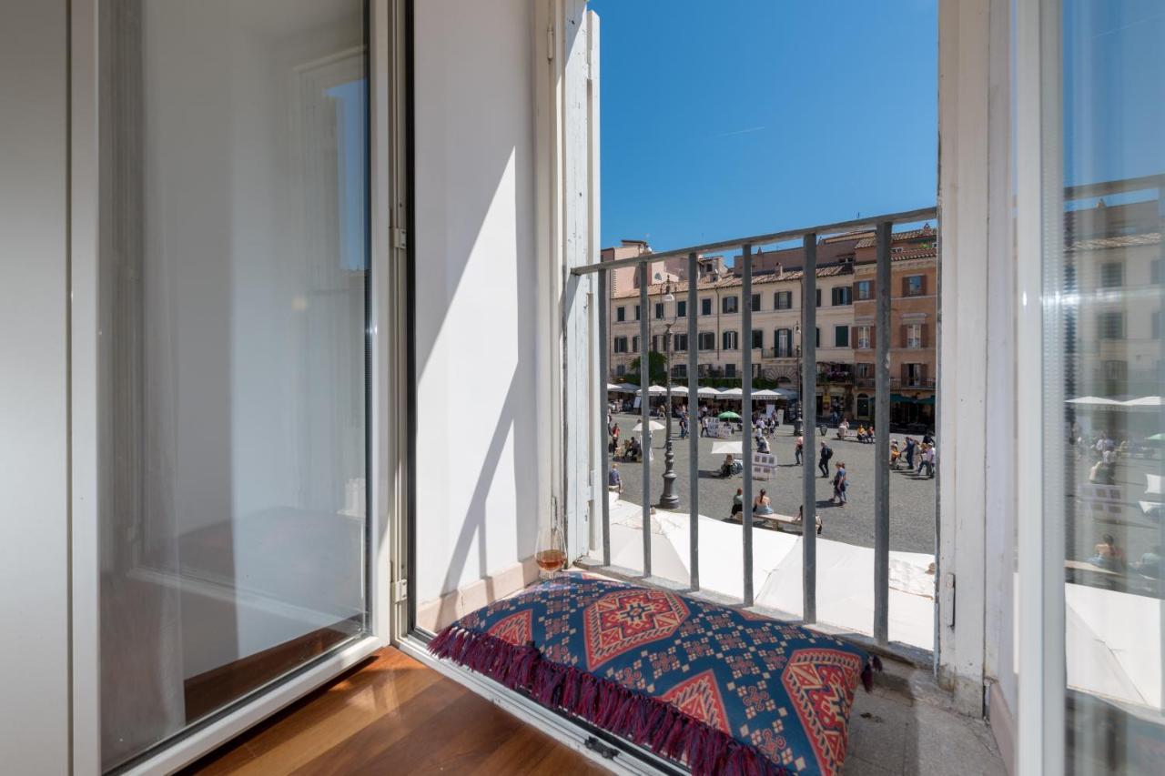 New! Amazing Piazza Navona View Apartment Roma Ngoại thất bức ảnh