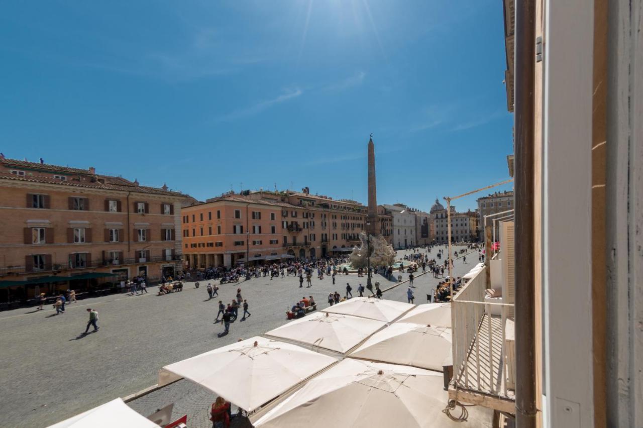 New! Amazing Piazza Navona View Apartment Roma Ngoại thất bức ảnh